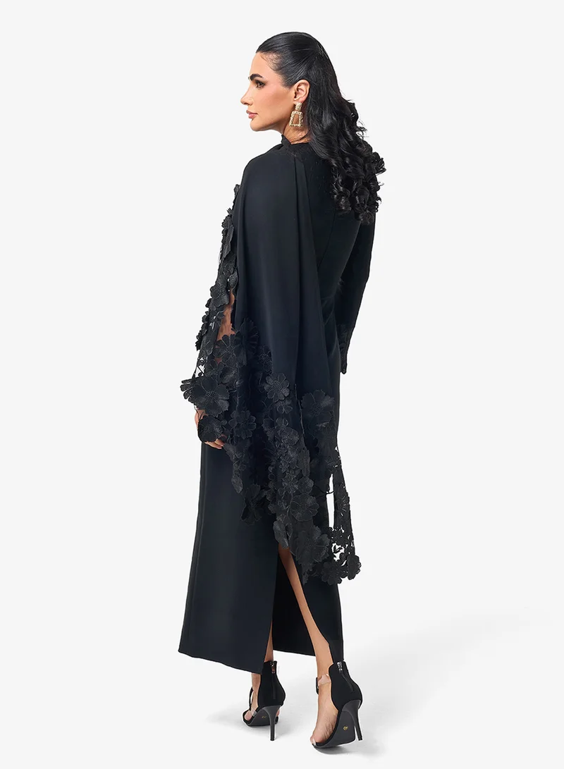 ثريدز باي اجوني High Neck Long Sleeve Maxi Dress
