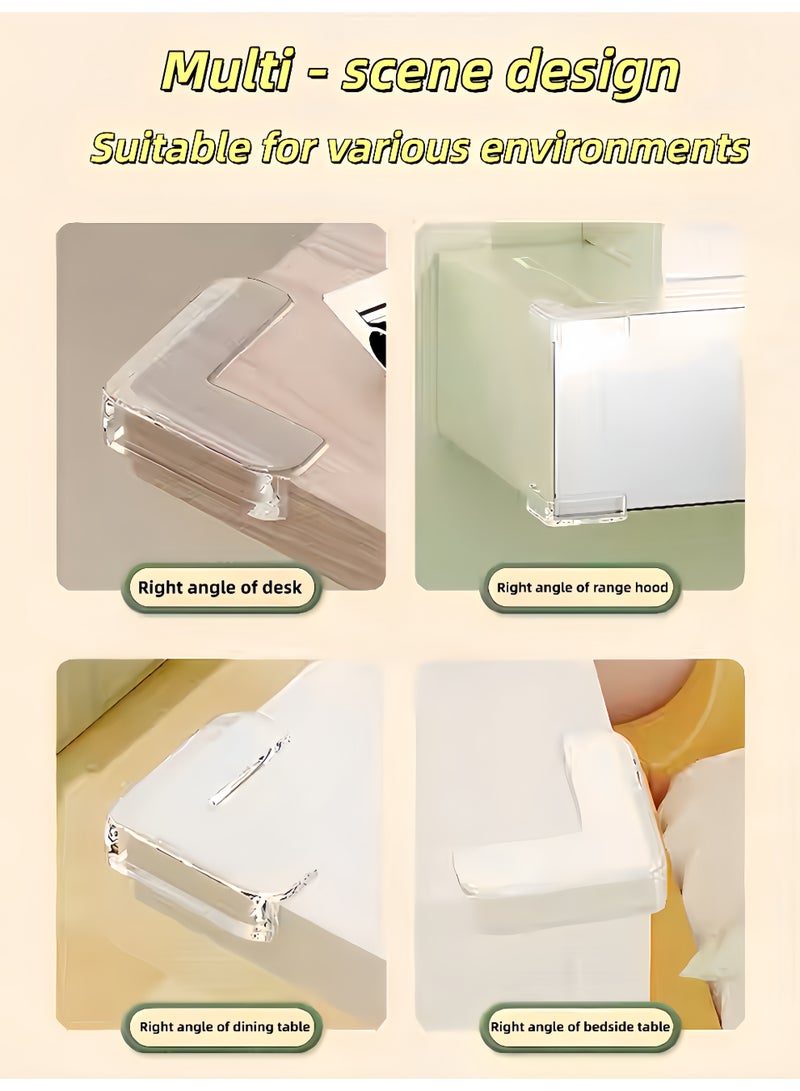 XiuWoo Safety Table Corner Protectors, Baby Safety Table Corner Protectors, Clear Furniture Table Corner Protectors, Children's Soft Table Corner Protectors, Corner Edge Safety Cushion to Cover Sharp Furnitu - Image 3