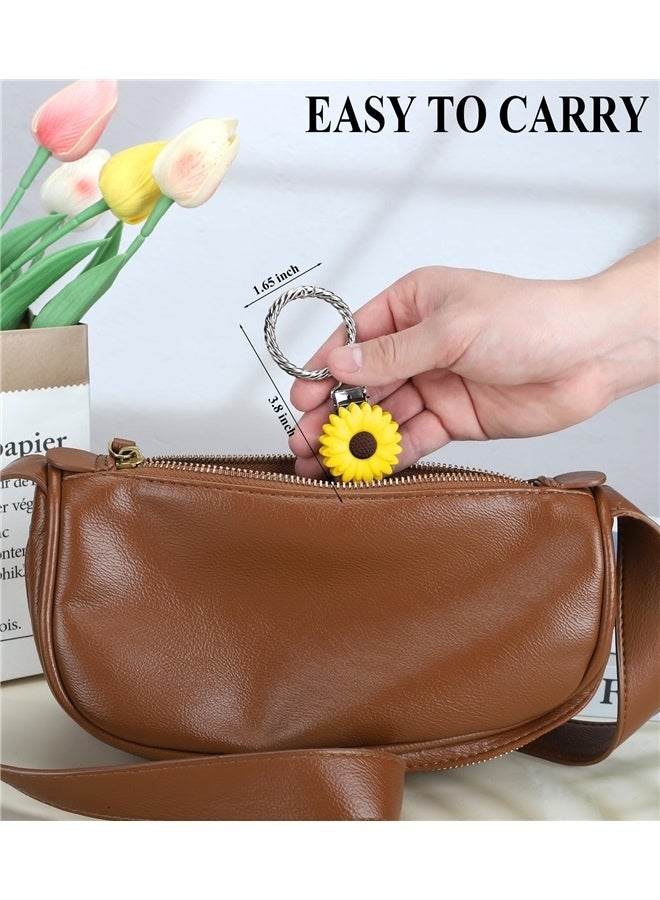 Generic chrysanthemum Hat Clip - Hat Holder for Travel on Bag - Silicone Hands Free Hat Clip for Purse Luggage - Protect Hat from Falling - Image 5