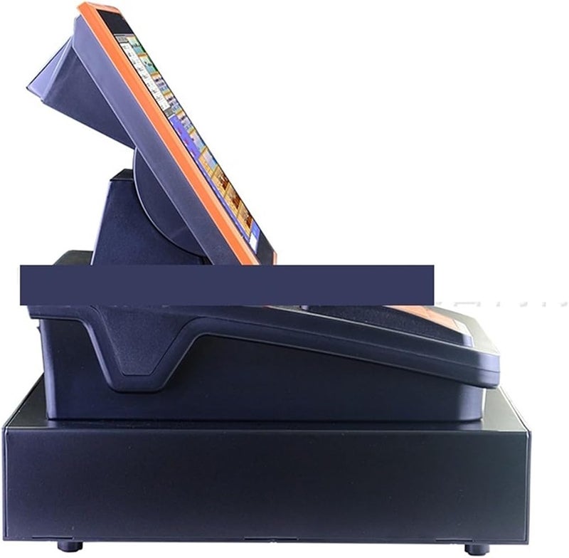 NOWAZA Electronic Cash Register, Touch Screen Cash Register, Embedded Touch Screen All-in-one Machine, Catering/fast Food Cash Register, Milk Tea Cash Register, for Shops Businesses - Image 5