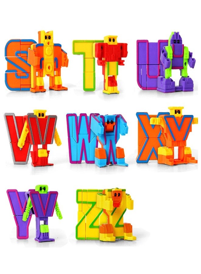 miYou Alphabet Robots Toy for Kids ABC Learning Education Preschool Toys 26 Pieces/Gift Box - Image 3