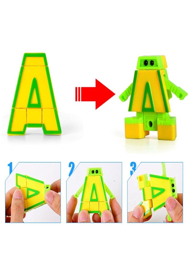 miYou Alphabet Robots Toy for Kids ABC Learning Education Preschool Toys 26 Pieces/Gift Box - Image 5