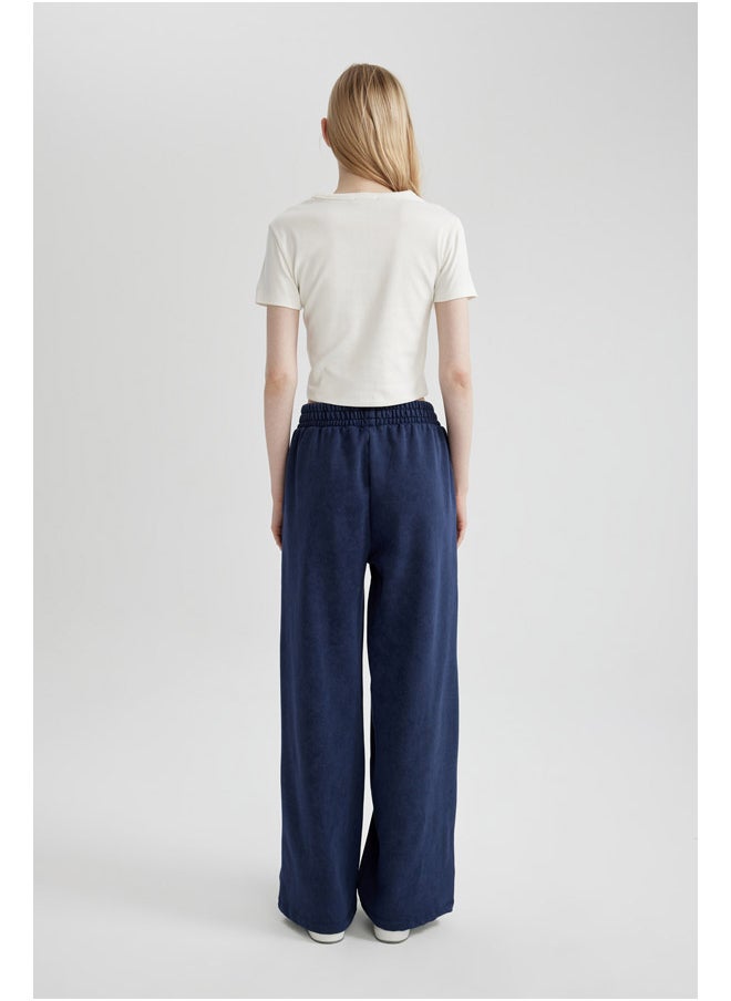 DeFacto - Woman Wide Leg Knitted Trousers - Image 1