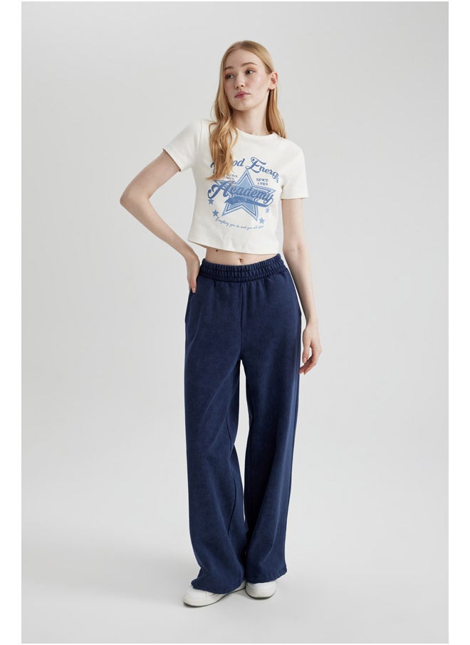 DeFacto - Woman Wide Leg Knitted Trousers - Image 1