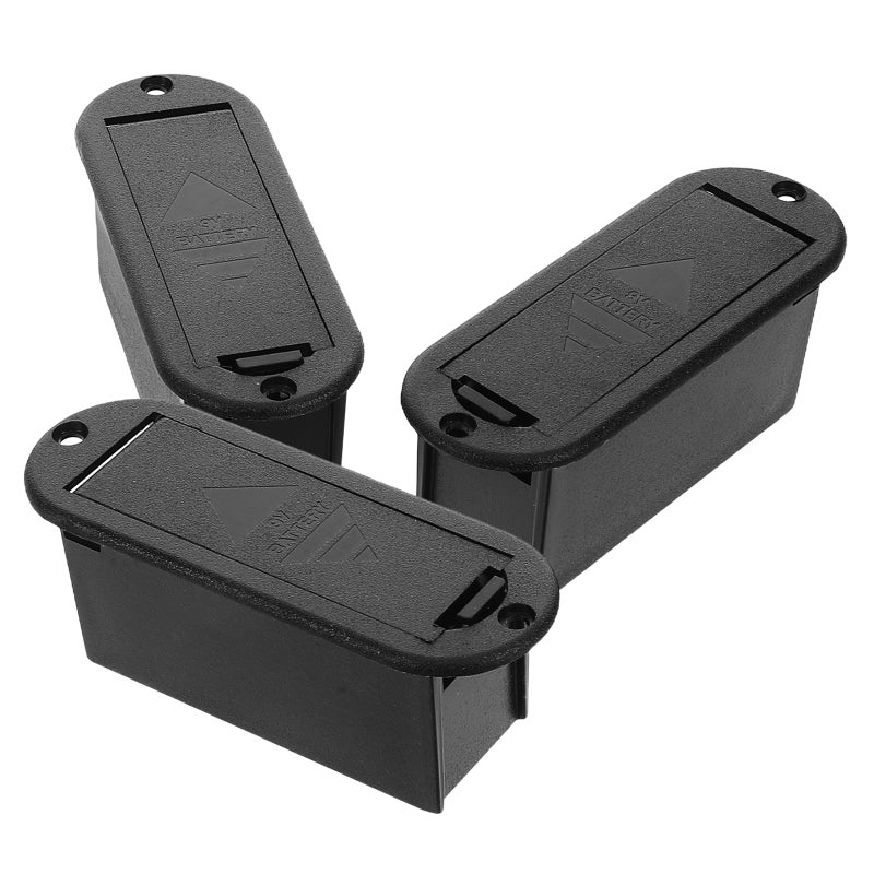 3pcs Active Pickup Battery Box 9v For Guitar And Bass -01 Battery Holder With New Sponge Easy Installation And Replacement Stable Power Supply - Image 5