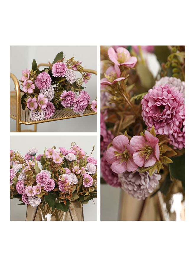 Maston Decorative Carnation Artificial Flower Purple/Green - Image 2