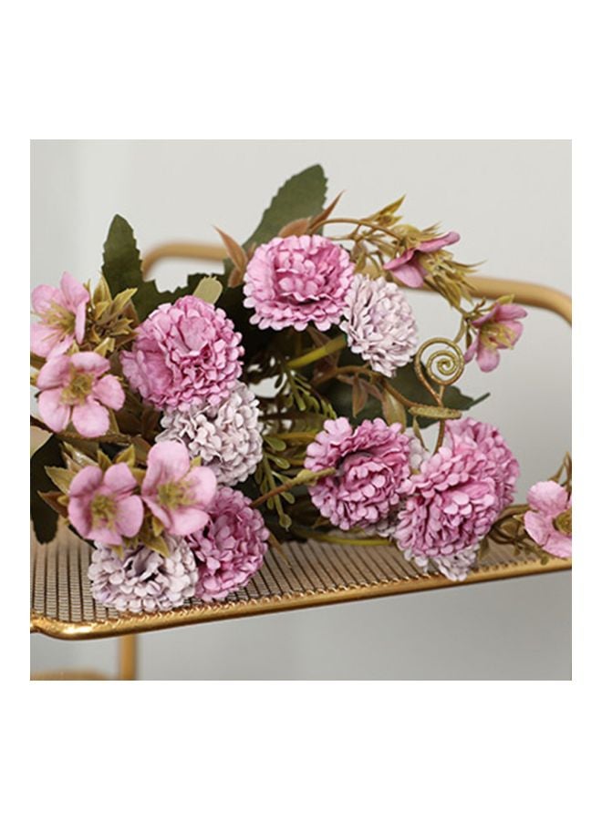 Maston Decorative Carnation Artificial Flower Purple/Green - Image 4