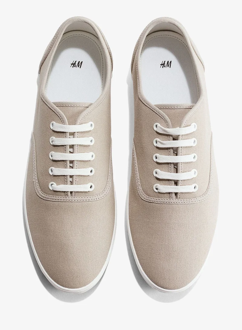 H&M Canvas trainers