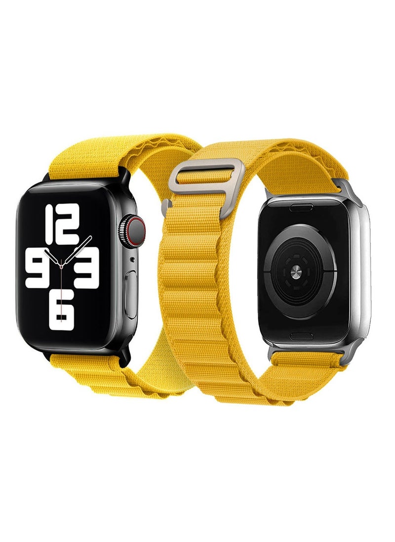 Generic Alpine Loop Band For Apple Watch Band 38mm/40mm/41mm Nylon Woven Sport Strap Compatible with iWatch Series 7/SE/6/5/4/3/2/1 Adjustable Strap  - Image 1