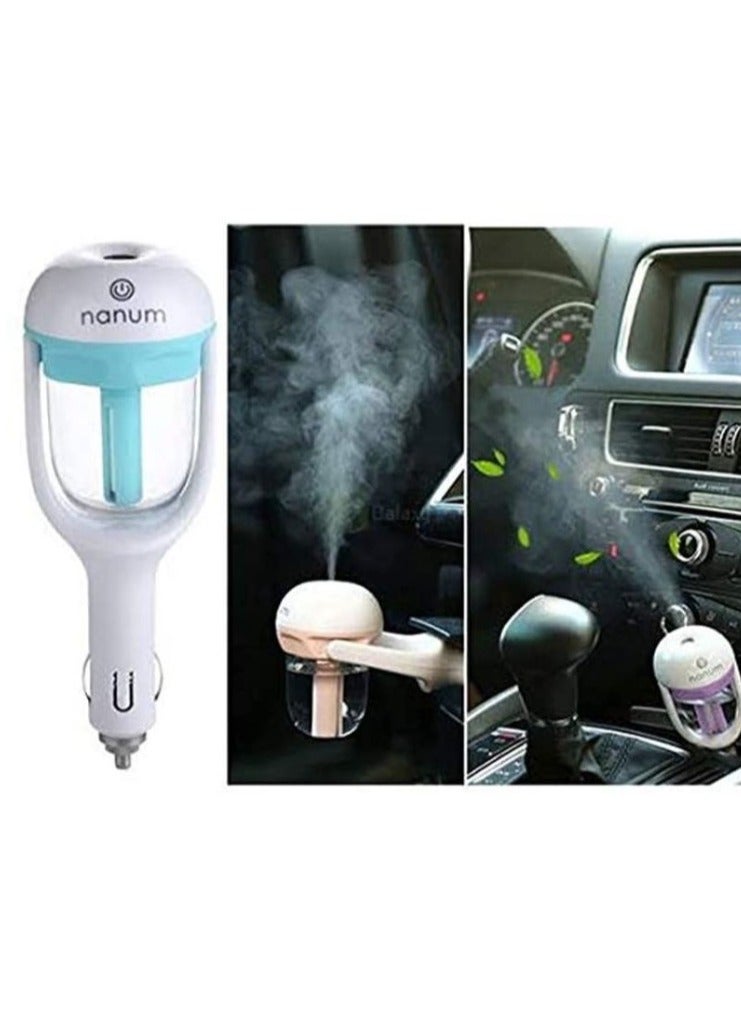 Car Steam Air Humidifier 50ml Pink/White - Image 5