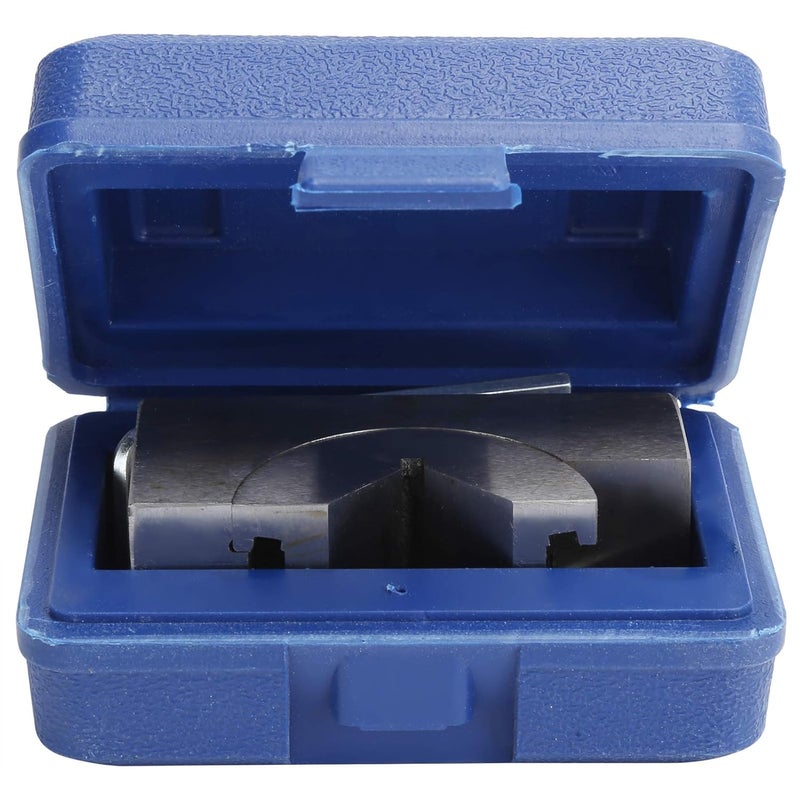 Micro Angle Adjustable Precision V Block 75x36x24mm Steel Quenched Plating for Milling Lathe - Image 3