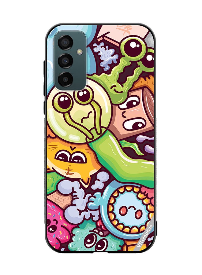 VR CREATIVE Protective Case Cover For Samsung Galaxy F23 Graphitti Design Multicolour - Image 1