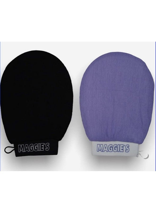 Generic Maggie’s Deep Exfoliating Mitt Body Scrub for Soft Skin • Exfoliating Glove & Skin Cleanser - Part of the Best Skincare Kit for Women & Men - Cleanse Dead or Dry Skin - Exfoliator Tool, 2 Count  - Image 4