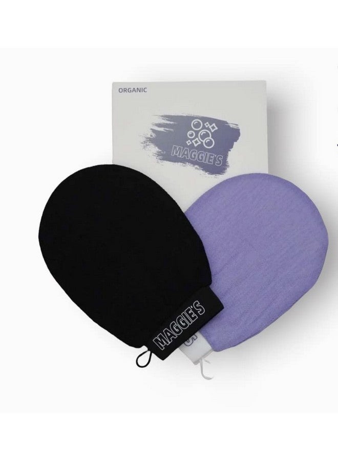 Generic Maggie’s Deep Exfoliating Mitt Body Scrub for Soft Skin • Exfoliating Glove & Skin Cleanser - Part of the Best Skincare Kit for Women & Men - Cleanse Dead or Dry Skin - Exfoliator Tool, 2 Count  - Image 2