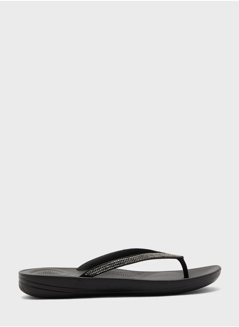 FitFlop Iqushion Sparkle Wedge Sandals