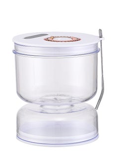 Pickle Jar 27oz Pickle Container with Strainer  LeakProof Pickle and Olive Hourglass Jar   Olive Jar with Airtight Lid Green Multifunction Jalapeno Container  Pickle Flip Jar for Fridge  with fork