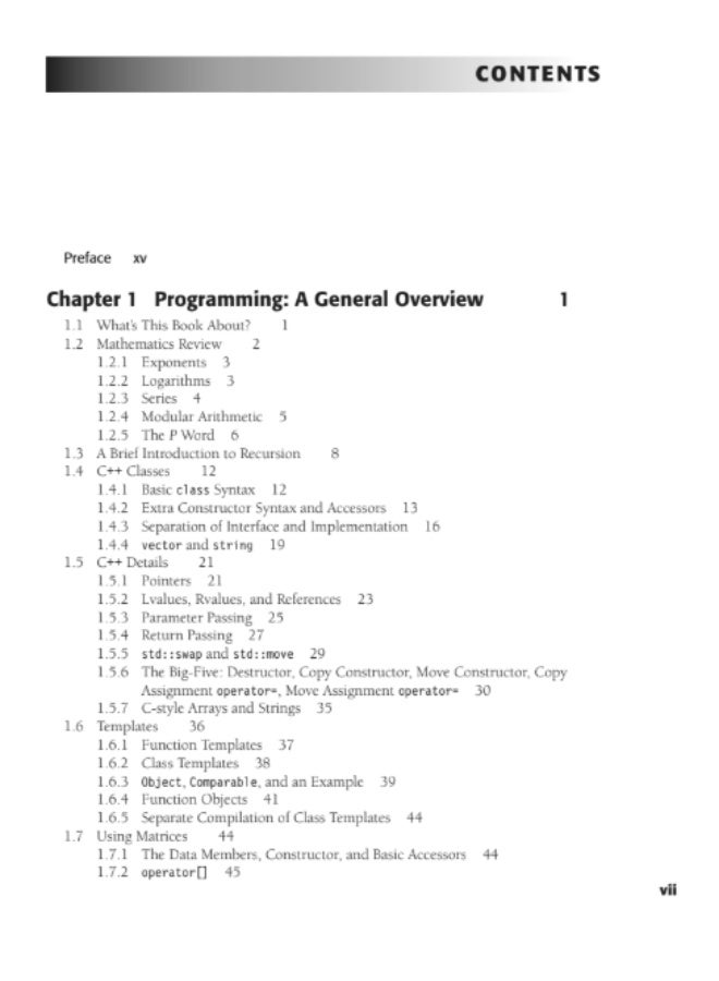 Data Structures and Algorithm Analysis in C++ - Image 3
