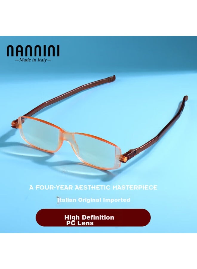 Nannini Italian Imported Anti-blue Light Reading Gl, Lightweight, Fashionable, Foldable, Portable, High-definition, Comfortable, Presbyopic Gl - Image 1