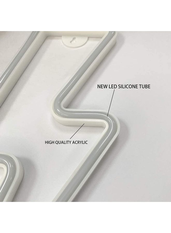 LED Wall Light Blue/White - Image 4