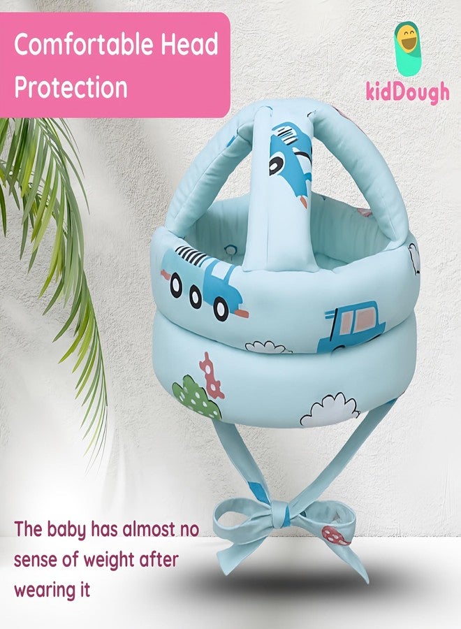 Kiddough Head Protector for Baby Safety | 6 Months-3 Years, Baby Safety Helmet | Proper Air Ventilation for Kids and Toddlers | Secure, Fit & Comfort Lightweighted Helmet (Car Print) (Car Print) - Image 5