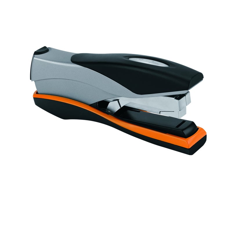 Swingline Stapler, Full Strip Desktop Stapler, 40 Sheet Capacity, Low Force, Optima 40, Silver/Black/Orange (87840) - Image 2