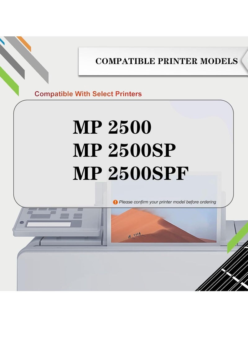 Terabyte MP2500 Compatible For 2500SP 2500SPF High Yield Toner Cartridges black - Image 2