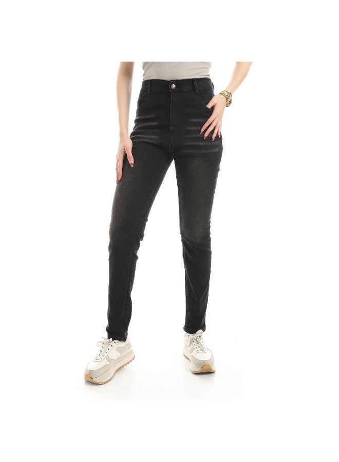 Skinny Jeans 5 Pocket Lycra Black - Women - Image 2