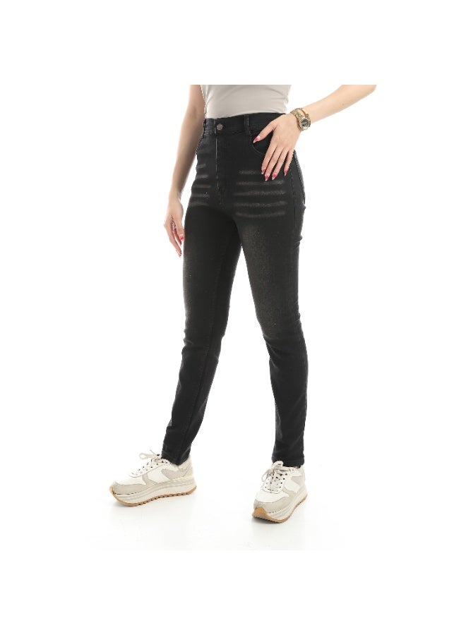 Skinny Jeans 5 Pocket Lycra Black - Women - Image 4