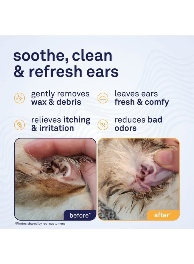 Petpost Cat Ear Cleaner - Best Ear Mites Remedy for Cats - Natural Coconut Oil Treatment Drops - Alcohol & Medicine Free (237 mL) - Image 2