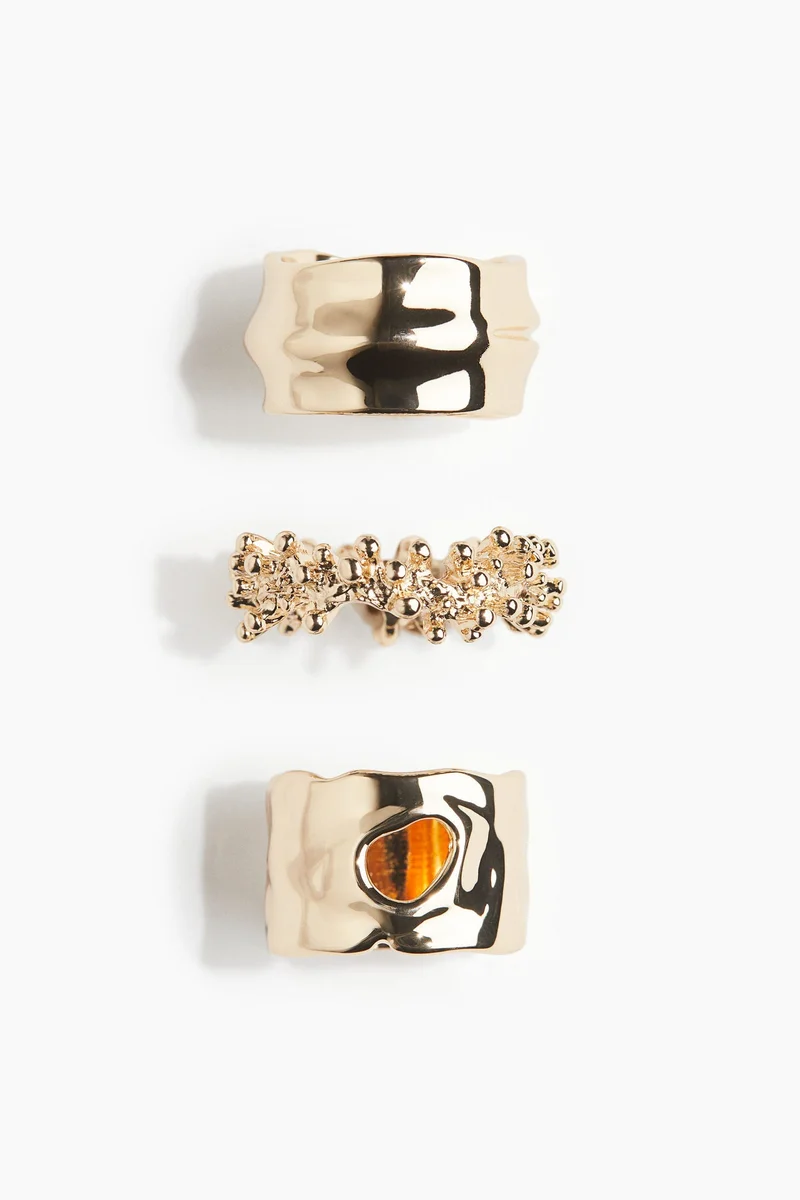 H&M 3-pack rings