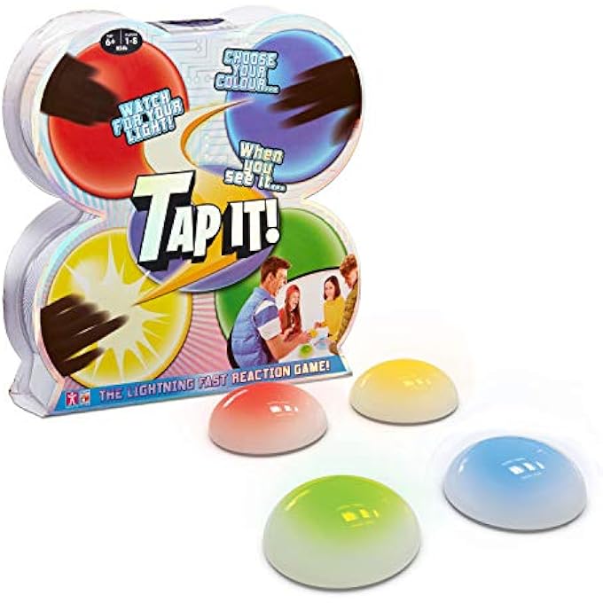 Fotorama TapIt  High Energy Tech Game for All the Family 4 Different Games to Play MultiPlayer With 4 Wireless Pods Instruction Booklet Fitness Activity for 6 Years - Image 1