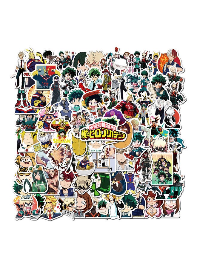 Loquat 100 Pieces Of My Hero Academia Graffiti Stickers 12 x 12 x 1cm - Image 1