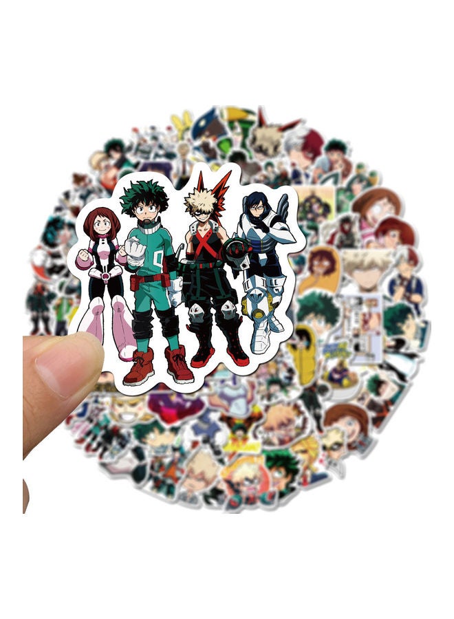 Loquat 100 Pieces Of My Hero Academia Graffiti Stickers 12 x 12 x 1cm - Image 2