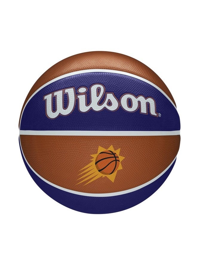Wilson NBA Team Alliance Basketball Phoenix Suns - Size 7 for +12 years old and Adults - Blue/Orange - Image 1