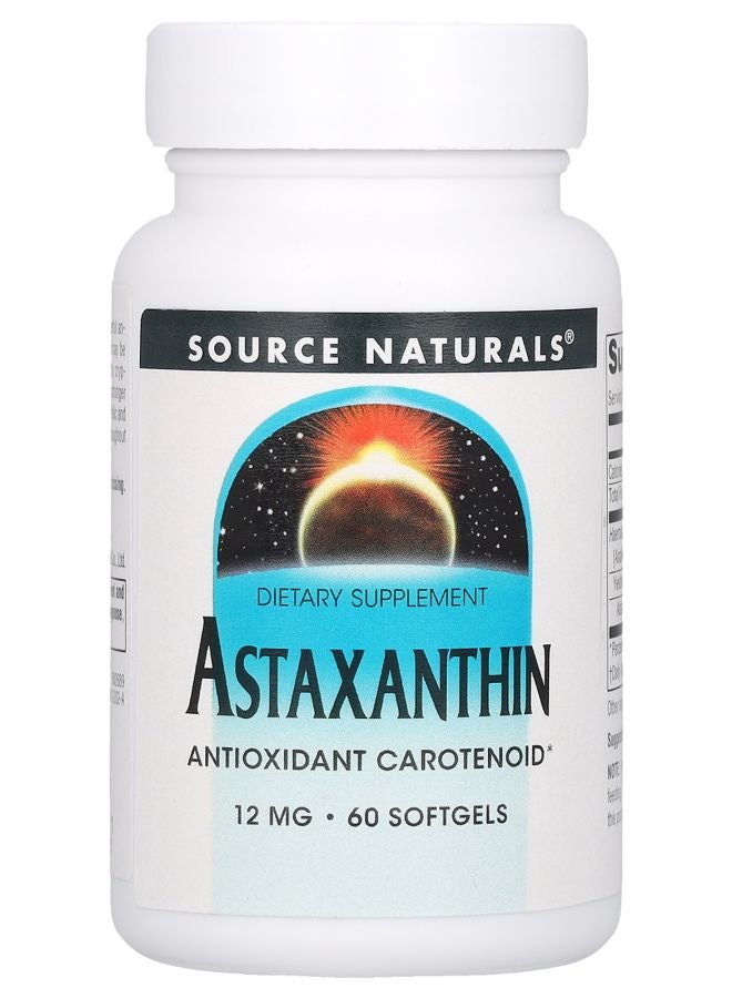 Astaxanthin 12 mg 60 Softgels