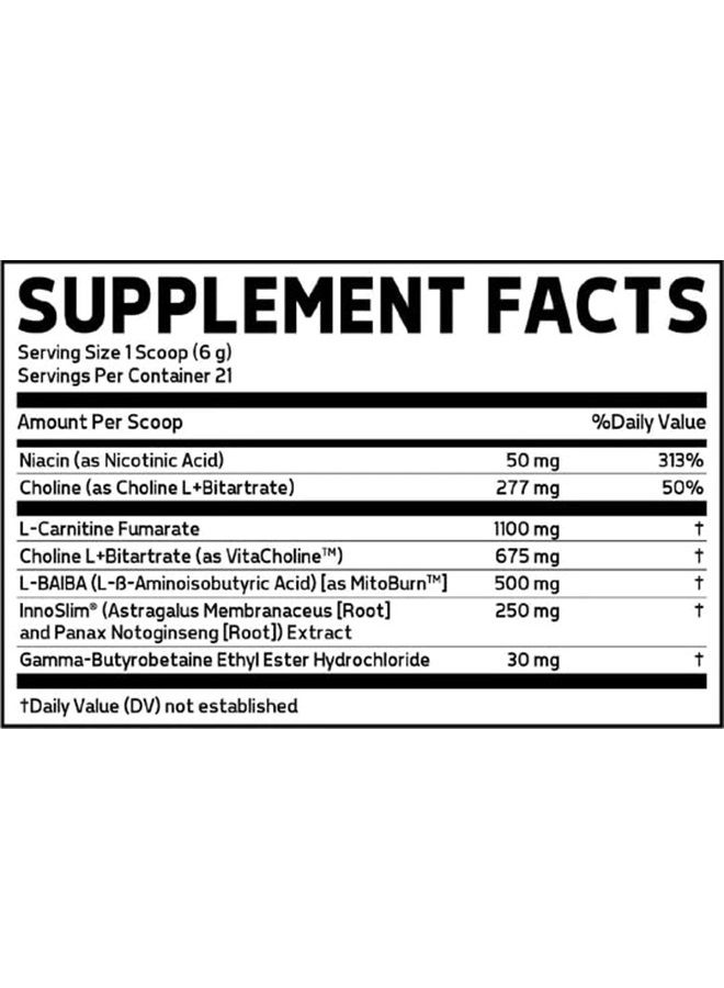 GLAXON Thermal Non-Stimulant Thermogenic Fat Burner Powder from Improve Weight Loss, Suppress Hunger and Appetite – L-Carnitine, VitaCholine™, BAIBA Acid Mitoburn™ - 21 Servings (Kiwi Cooler) - Image 5