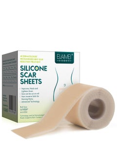Medical Silicone Scar Sheets Roll 3m - Silicone Gel Sheets for Scar Removal, Silicone Sheets For Removing Scars Painlessly, Reusable Scar Gel Treatment,Cut Custom Size Strips