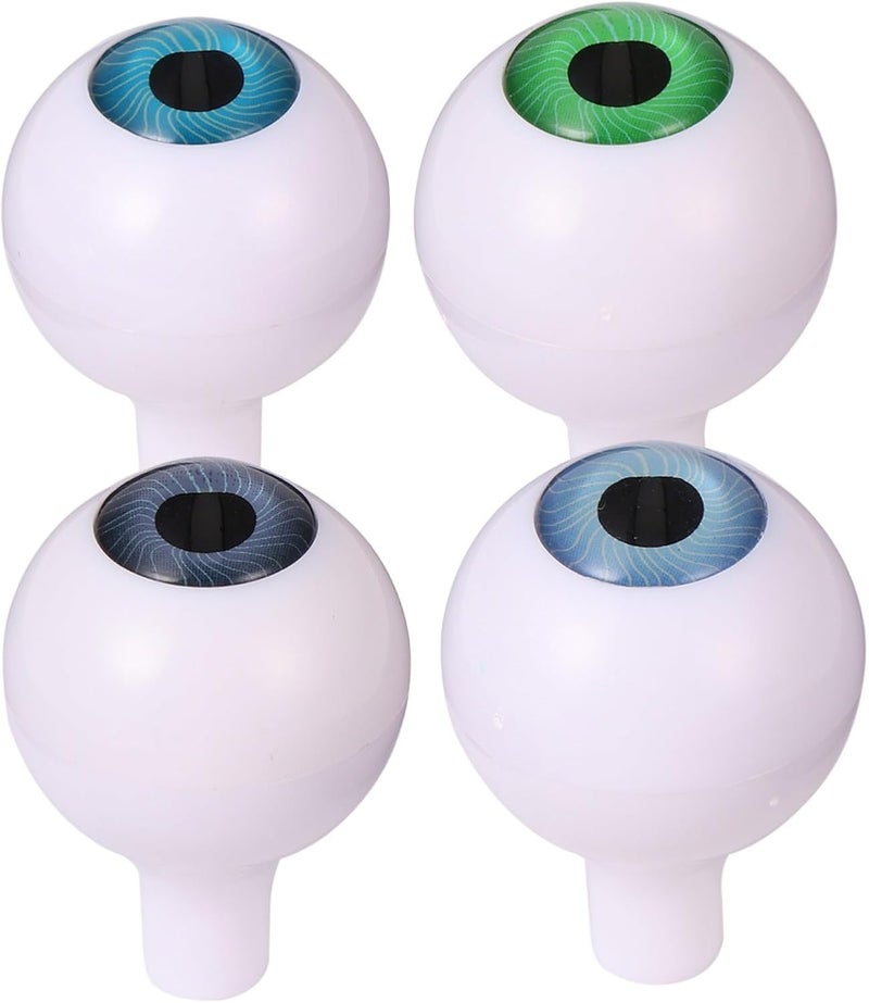 Lurrose 4pairs Scary Eyeballs for Halloween Dolls Eyes Premium Acrylic Material Unique Styling for Crafts for Spooky Decorations and Pranks - Image 1
