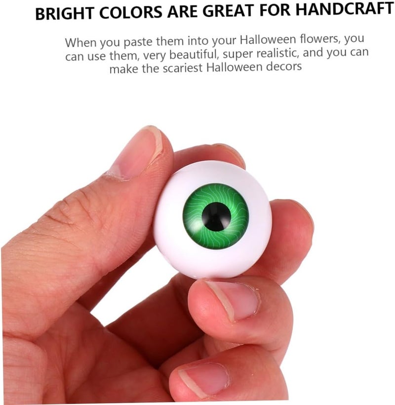 Lurrose 4pairs Scary Eyeballs for Halloween Dolls Eyes Premium Acrylic Material Unique Styling for Crafts for Spooky Decorations and Pranks - Image 4