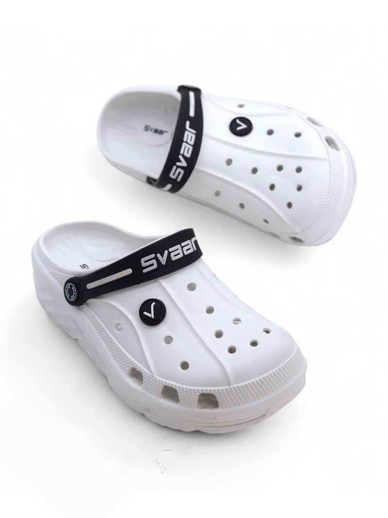 Svaar Casual Clogs for Men Soft Flexible Anti-Slip EVA Sandals with Back Strap - Image 1