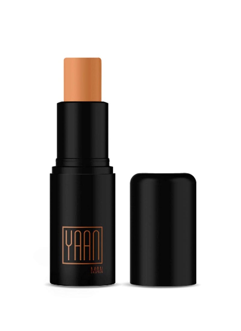 Yaan Man - YAAN MAN Foundation/Perfection Stick Medium Colour Cover Spots, Scars and Under Eye Bags No Synthetic Fragrance, Paraben Free Contain Castor Oil, Shea Butter, Sunflower Wax 3.1 Oz - Image 1