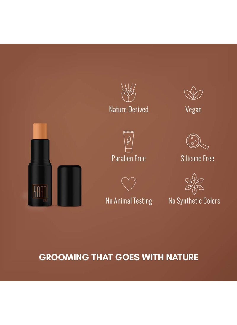Yaan Man - YAAN MAN Foundation/Perfection Stick Medium Colour Cover Spots, Scars and Under Eye Bags No Synthetic Fragrance, Paraben Free Contain Castor Oil, Shea Butter, Sunflower Wax 3.1 Oz - Image 1