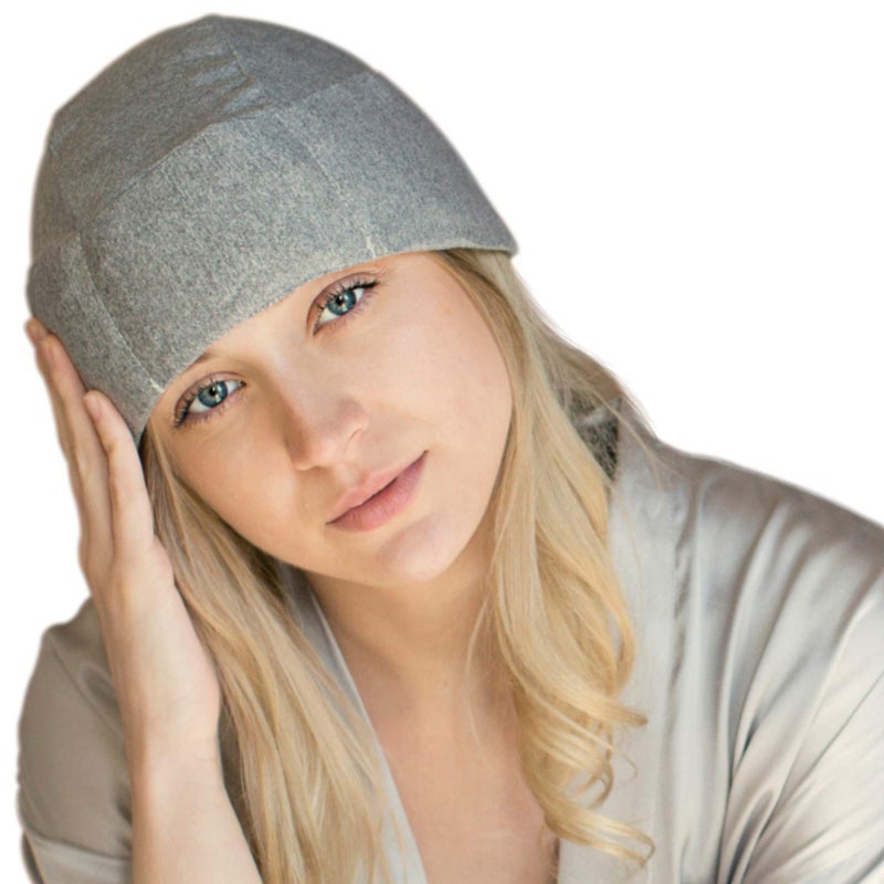 Migraine Gel Ice Hat by Care Cooling Headache Pack Wearable Cold Therapy Wrap for Tension Sinus Pressure Pain Relief Stress Reliever Freezable Gray 3 Packs