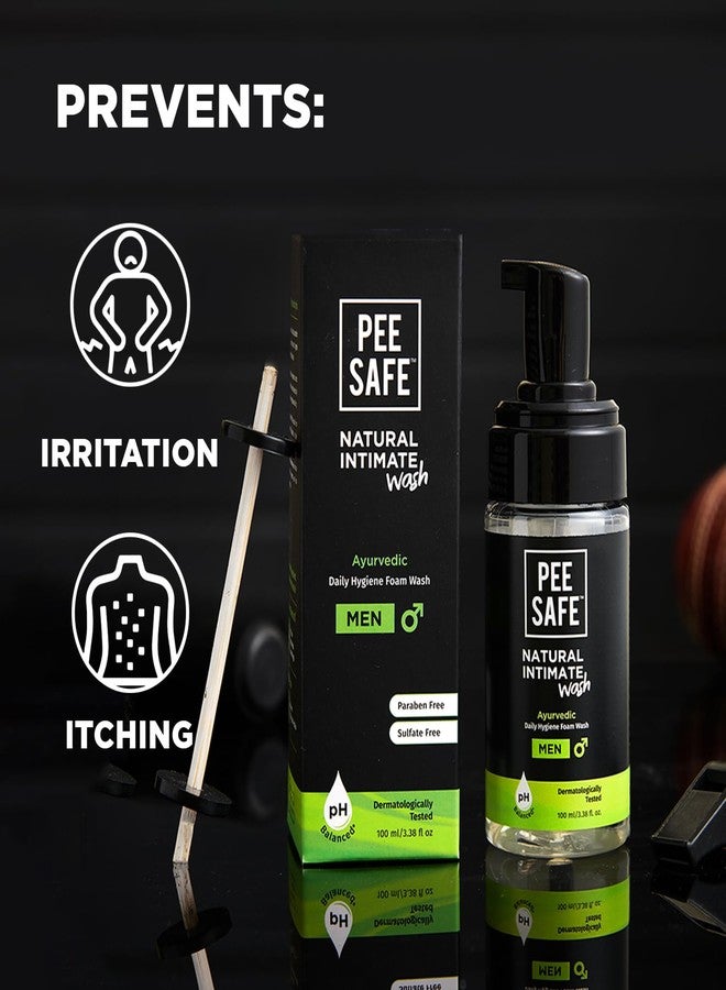 PEE SAFE Mens Intimate Wash by PEESAFE | Natural | Jabon Intimo Hombre | with Tea Tree Essential Oil | Ayurvedic | Shower Gel for Men | pH Balanced Body Wash | Ball Wash for Men - Image 4
