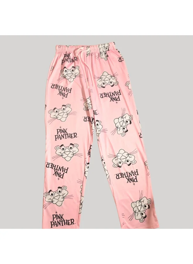 Pink Panther PINK PANTHER WOMENS SHORT SLEEVE PAJAMA SETS , SILKY POLYESTER