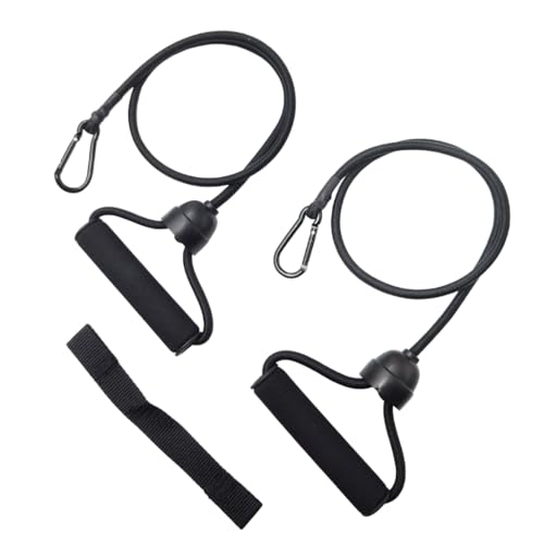 ONIPAX 1 Pair Stepper Resistance Bands with Handles & Connecting Strap – Workout & Exercise Bands for Strength Training, Muscle Toning, Home Gym Fitness Equipment - Image 1