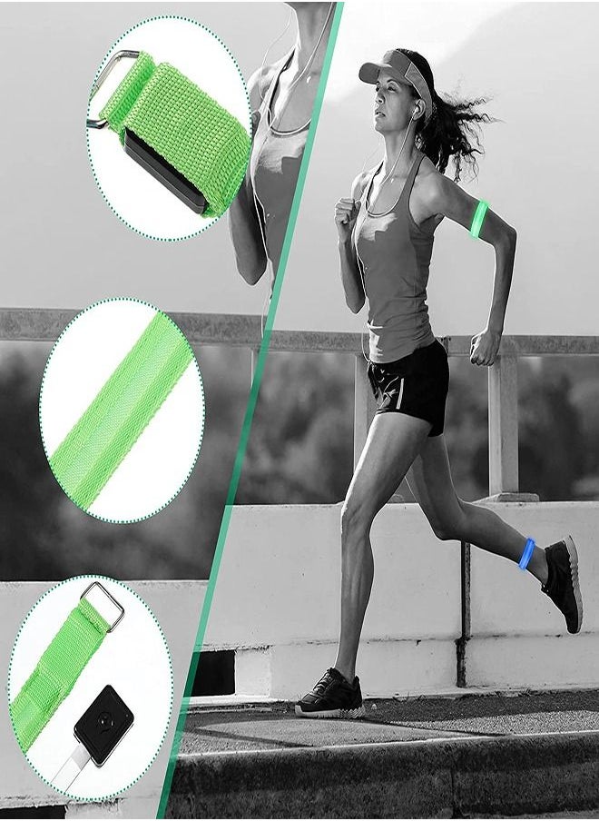 SYOSI - LED Glow Bracelets, 8Pcs Light Up Wristbands Flashing Arm Wrist Bands, Flashing Sports Wristbands, Night Running Hip-hop Luminous Bracelet Cheering Props for Concerts, Festivals, Sports, Parties - Image 1