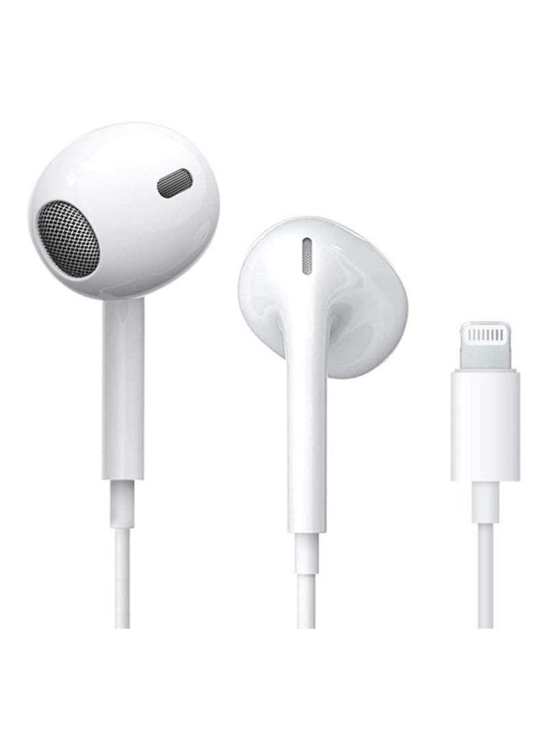 ELTRAZONE - Lightning Headphone Wired for iPhone 13 [Apple MFi Certified] Built-in Microphone & Volume Control, in-Ear Stereo Headset Compatible with iPhone 13 Mini/SE/12 Pro/12Pro Max/11/X/8 7 - Image 1