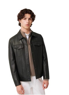 Generic Top leather (C31) Lambskin Leather Jacket Men 
- Premium Leather Café Racer Vintage Look Motorcycle Jacket Men  - Image 1