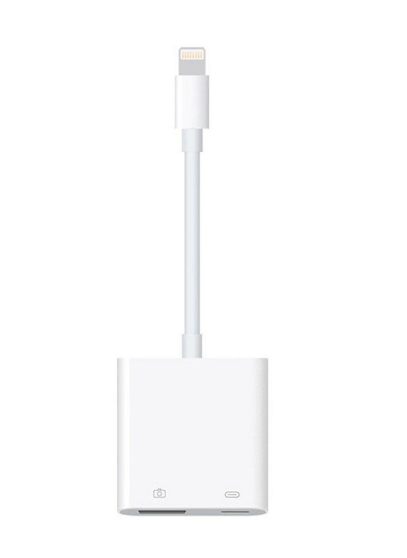 ELTRAZONE - USB And Camera To Lightning Adapter White - Image 1